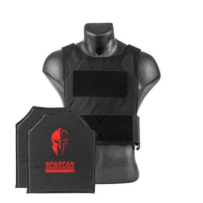 Spartan Armor Systems Flex Fused Core IIIA Soft Body Armor and Spartan DL Concealment Plate Carrier - $253.01