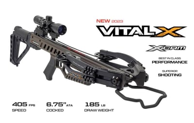 Killer Instinct Vital X 405 FPS Crossbow Package with Compact DSC Crank Narrow Sled - $499.99 + Free Shipping