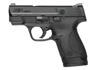 S&W Model M&P Shield No Thumb Safety 9mm 3.1 Inch Barrel Black Stainless Steel Slide Polymer Frame 7 Round - $399.99