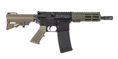 PSA 7.5" 300 Blackout Nitride 6" Lightweight Hex M-Lok Classic Stealth HAR-15 Pistol, ODG - $399.99
