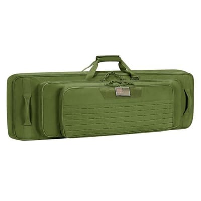 CVLIFE 42" Soft Rifle Case Triple Layered Double Rifle with Lockable Zipper and Backpack Strap Green - $55.99 + FREE Shipping