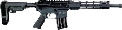 Alexander Arms PHI50ST Highlander 50 Beowulf 7+1 12" Black Fluted Threaded Barrel, Black Anodized Picatinny Rail Receiver, SB Tactical SBA3 Brace, Black Ergo Grip - $877.46