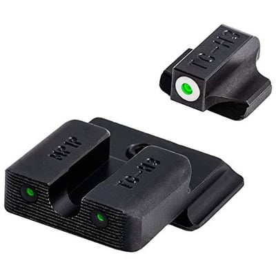 TRUGLO Tritium Pro Night Sights, Compatible with Smith & Wesson M&P 380 Shield EZ Glow-in-The-Dark Front & Rear Gun Sight Set with White Focus Lock Front Ring - $42.49 + FREE Shipping