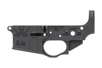 Spikes Tactical AR-15 Forged Stripped Lower Receiver Aluminum Jolly Roger - $67.39 (Add To Cart) 