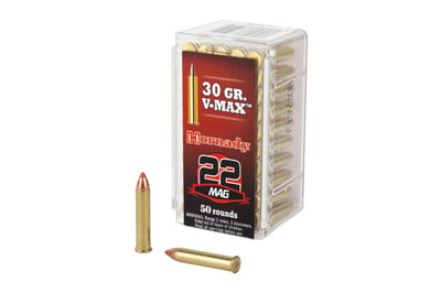Hornady Varmint Express 22 WMR 30 gr Hornady V Max 50 Per Box - $11.95