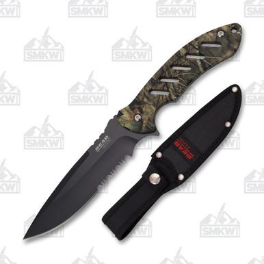Bear & Son Bear Edge Brisk Fixed Blade Knife Camo - $9.99 (Free S/H over $95, excl. Ammo, Flamm.)