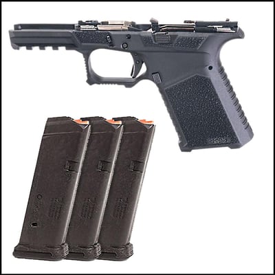 DIY Pistol Kits: SCT Manufacturing Full Frame Assembly + Magpul PMAG 17 GL9, For Glock G19 15 Round Capacity, 3-Pack - $99.74 