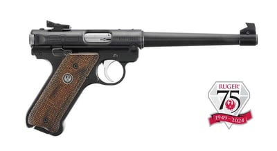 Ruger MKIV 75th Anniversary Blued .22 LR 6.88" Barrel 10-Rounds - $499.99 ($9.99 S/H on Firearms / $12.99 Flat Rate S/H on ammo)