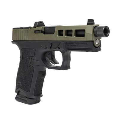 PSA Dagger Compact 9mm Pistol With SW1 Extreme Carry Cut RMR Slide & Threaded Barrel, 2-Tone Sniper Green - $259.99 