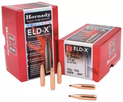 Hornady ELD-X Rifle Bullets - 30 Cal - 220 Grain - 100rd - $54.99 (Free S/H over $50)