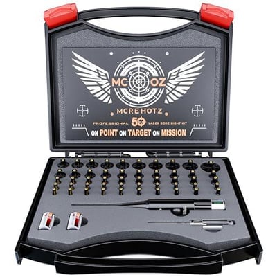 MCREHOTZ Professional Green Laser Bore Sighting Kit with 50 Adapters - $29.98 + FREE Shipping