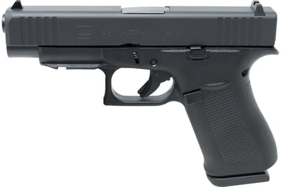 Glock 48 9mm Slim Compact Pistol with Black Finish and Front Serrations - $448 (Free S/H on Firearms)