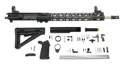 PSA 18" Rifle-Length .223 Wylde 1/7 Stainless Steel 15" Lightweight M-lok MOE EPT Rifle Kit w/MBUS Sight Set - $499.99