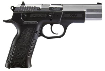 SAR USA B6, 9mm, 4.5" Barrel, 17rd, Stainless Steel Slide, Black Polymer Frame - $218.99