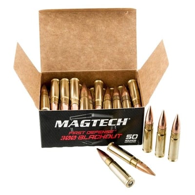 MAGTECH AMMUNITION - 300 AAC Blackout 123gr Full Metal Jacket 50/Box - $29.99 