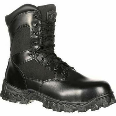Rocky Alpha Force Men's Black 8" Waterproof 400G Insulated Public Service Boot RKYD011 - $63.36 after code: SBM12RN2D ($4.99 S/H over $125)