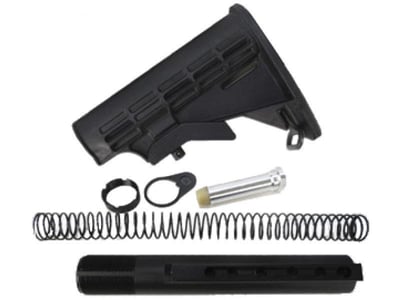 Mil-Spec 6 Position Stock Set, Buffer Tube, Spring, Buffer,Plate Nut .223 Carbine Rifle Kit - $24.99 (+ shipping) 