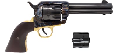 Pietta Clementine Convertible 22LR / 22WMR Case Hardened 4.75" 10rd Revolver, Walnut Grip - $319.99 
