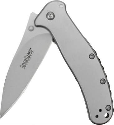 Kershaw Zing SS Pocketknife, 3" Stainless Steel Blade, Assisted Thumb-Stud and Flipper Opening EDC - $19.99 + Free S/H