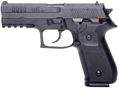 Arex Rex Zero 1 Standard 9mm Pistol 4.9" Barrel 20rd, Hardcoat Anodized Black - $449.99 