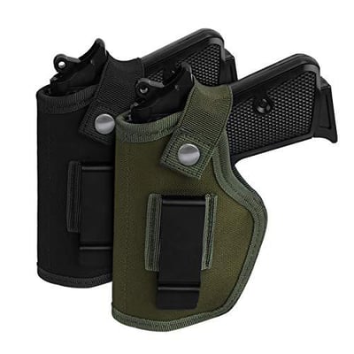 iYIKON 2 Pack Gun Holsters for Concealed Carry Right & Left Hand Black & Green - $10.99 (Free S/H over $25)