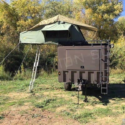 Military M1101 Tactical Adventure Camper Conversion M1102 Off-Road Trailer - $6100