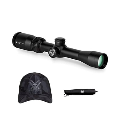 Vortex Crossfire II 3-9x40 Riflescope (BDC MOA Reticle) with Case and Hat Bundle - $159 (Free 2-day S/H)