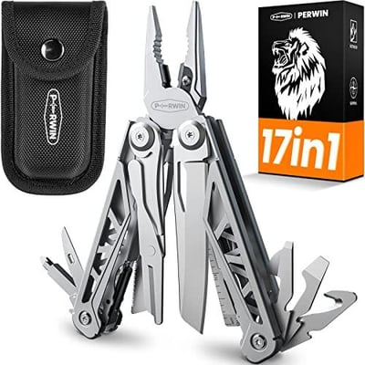 PERWIN 17-in-1 Stainless Steel Multi Tool Pliers - $18.99 + FREE Shipping