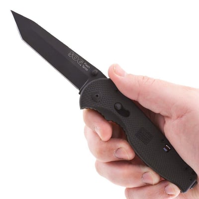 SOG Flash II Assisted Folding Knife Black TiNi 3.5" Tanto Straight Edge Blade, GRN Handle - $30.40 + Free Shipping (Free S/H over $25)