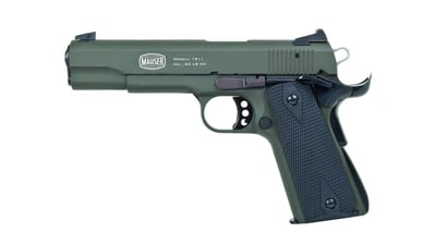 Blue Line Solutions Mauser 1911-22 22LR Rimfire Pistol with OD Green Frame and Walnut Grips - $326.99 (Free S/H on Firearms)
