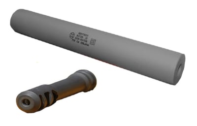 Gemtech Psr-t .338 Lapua Muzzle Brake & Suppressor - $1799