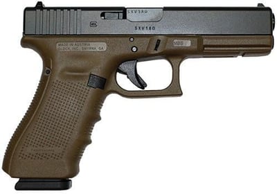 New Glock G17 Gen 4 Flat Dark Earth 3x 17rd Mags - $512 shipped (Free Shipping over $50)
