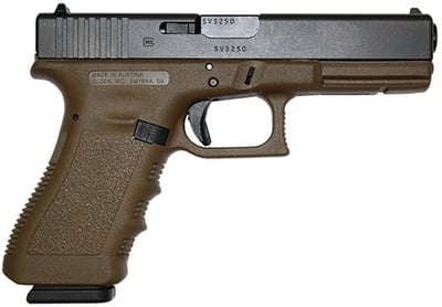 New Glock 17 Gen 3 Flat Dark Earth 9mm - $599.99 (Free S/H over $450)