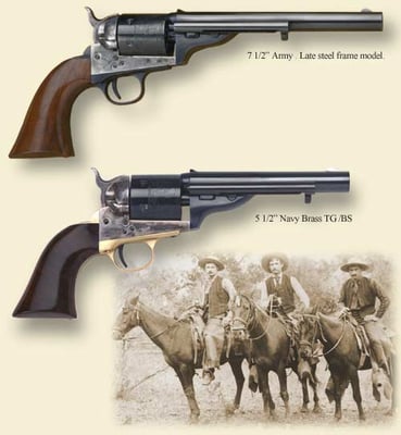 1872 Open Top Navy Revolver - $424  (Free Shipping on Firearms)
