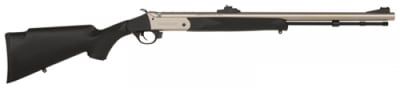 Traditions Buck Stalker Rifle .50 Nickel/black Synthetic - $232.99 (Free S/H on Firearms)