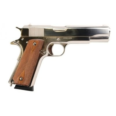 Cimarron 1911A1 .45 ACP 5" barrel 8 Rnds Nickel - $599 shipped  (Free Shipping on Firearms)