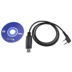 USB Programming Cable for BAOFENG UV-5R UV-3R+ Two way Radio With Driver CD - $2.65 shipped (Free S/H over $25)