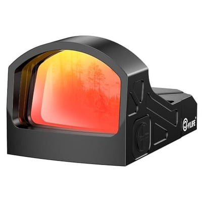 30% off CVLIFE WolfCloak Motion Awake Red Dot Sight for RMR Footprint, 2 MOA Reflex Sight with 0.33" Ultra-Low Profile for Full-Sized Pistols, 1500G Shockproof Optic, Adapter for Glock MOS and 21mm Picatinny w/code 6Q4XX3ME + FREE Shipping