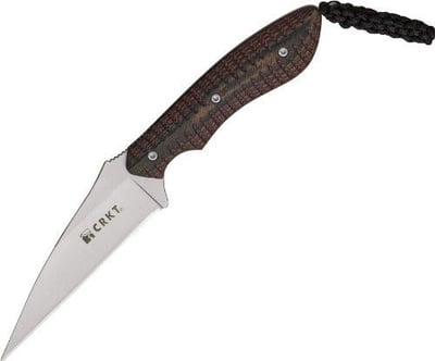 CRKT S.P.E.W. EDC Fixed Blade Neck Knife w/ Sheath 3" Bead Blast Blade Textured G10 Handle 5Cr15MoV - $20.57  (Free S/H over $25)