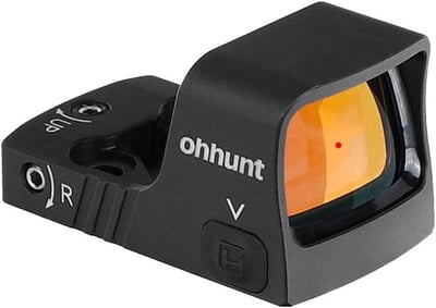 ohhunt RD U1 3 MOA Red Dot Sight for RMSc Footprint and Picatinny Mount 1X21X15mm Micro Shake Awake Red Reflex Sight 10 Brightness Levels - $72.99 + FREE Shipping