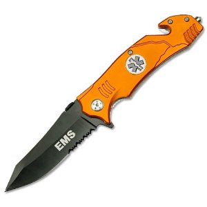 EMS Rescue Pocket Knife Clip Point REMK + FSSS* - $8.27 (Free S/H over $25)