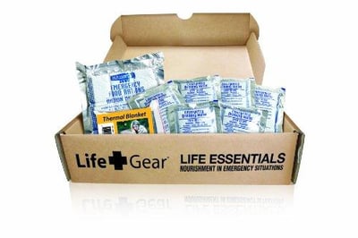 Life+Gear LG329 Life Essentials 3-Day Survival Kit, Black and Yellow + FSSS* - $16.10 after 15% auto discount (Free S/H over $25)