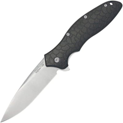 Kershaw OSO EDC Pocketknife 3" 8Cr13MoV Steel Drop Point Blade, Assisted Folder Opening with Flipper, Liner Lock System, Black - $20.99 + FREE Shipping