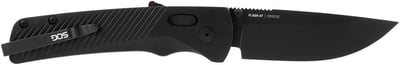 SOG Flash AT Daily Carry Ambidextrous Straight Pocket Folding Knife Ergonomic Handle & Deep-Carry Clip D2 Steel Blade, Blackout - $52.69 + FREE Shipping