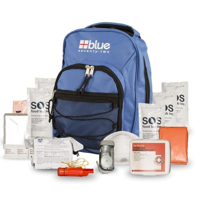 Blue Coolers Blue Seventy-Two 72 Hour Emergency Backpack Survival Kit for 1 Person - $36.99 ($6 flat S/H or Free shipping for Amazon Prime members)