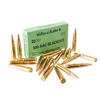 Sellier & Bellot 300 AAC Blackout 147gr FMJ 200 Rnds - $229.99