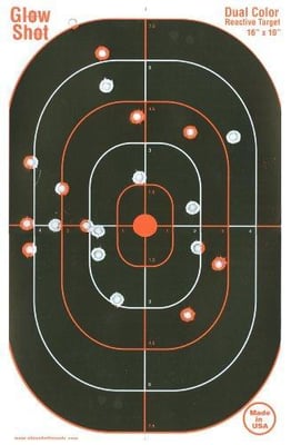 20 Pack - 16" x 10" Reactive Splatter Targets - GlowShot - $13.99 + Free Shipping* (Free S/H over $25)