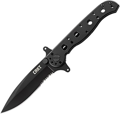 CRKT Carson M21 EDC Folding Part Serrated Black Blade Pocket Knife - $31.47 (Free S/H over $89)