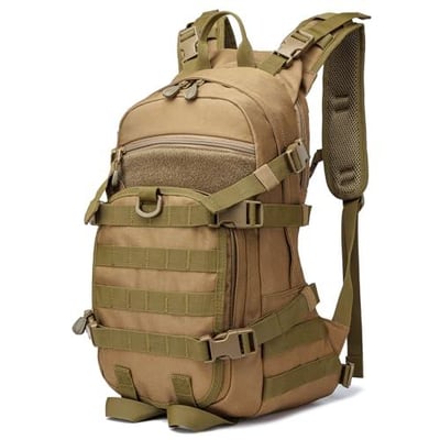 25L Small Tactical Backpack For Men, Military Waterproof Backpack With Multiple Pockets, 3-Day Bug Out Bag Molle Military Backpacks (Khaki) - $19.99 + FREE Shipping