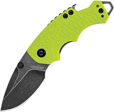 Kershaw Shuffle Lime Multifunction Pocket Knife; 2.4” BlackWash Stainless Steel Blade; K-Texture Grip, - $11.89 + Free Shipping